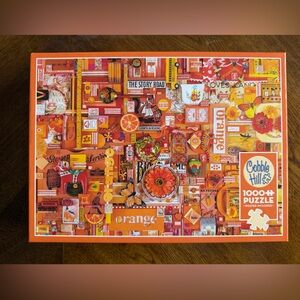 Cobble Hill Orange Themed 1000 Piece Puzzle